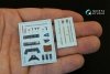 Quinta Studio QD48080 FW 190A-4 3D-Printed & coloured Interior on decal paper (for Eduard kit) 1/48